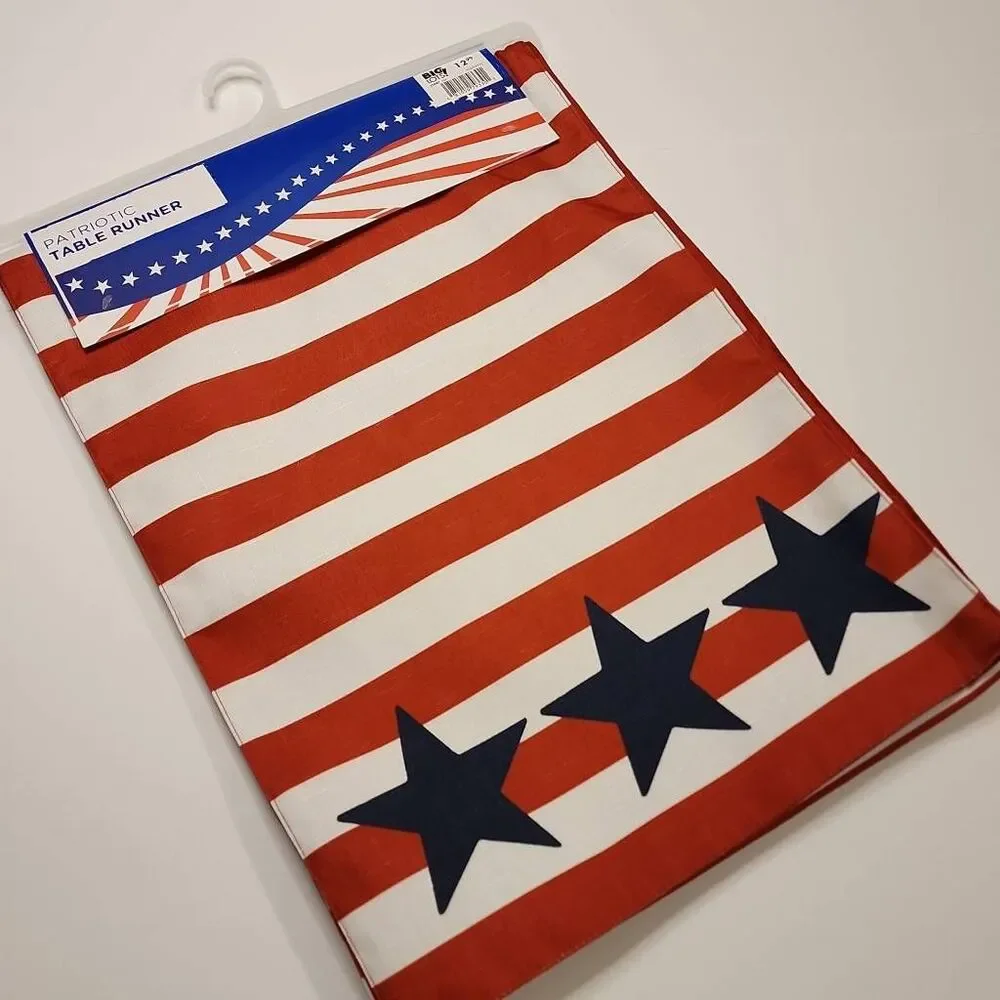 NWT Patriotic Table Runner 4th of July